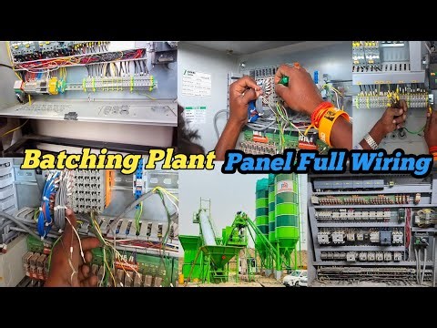 Batching Plant Panel Full Wiring Process | RMC Plant Electrical Control Panel Setup || #viral