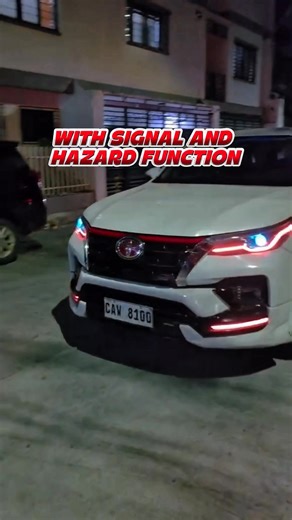 Introducing the Latest Technology Multi-Color Crystal Cut DRL w/ Bluetooth Controller and Mobile App. This can be installed together w/ Top of the Line Bi-Laser Projector Headlights and Fog Lamps w/ High and Low Beams! ☺️ 𝗙𝗼𝗿 𝗟𝗧𝗢 𝘀𝗮𝗳𝗲𝘁𝘆 𝗮𝗻𝗱 𝘀𝘁𝗿𝗲𝗲𝘁 𝗹𝗲𝗴𝗮𝗹, 𝘆𝗼𝘂 𝗰𝗮𝗻 𝗮𝗹𝘄𝗮𝘆𝘀 𝘀𝘄𝗶𝘁𝗰𝗵 𝘁𝗵𝗲 𝗗𝗥𝗟𝘀' 𝗮𝗻𝗱 𝗰𝗲𝗻𝘁𝗲𝗿 𝗲𝘆𝗲𝘀' 𝗰𝗼𝗹𝗼𝗿𝘀 𝗶𝗻𝘁𝗼 𝗮𝗹𝗹 𝘄𝗵𝗶𝘁𝗲 𝗼𝗿 𝘆𝗲𝗹𝗹𝗼𝘄/𝗮𝗺𝗯𝗲𝗿. 😎🚘 🚘 Toyota Fortuner GR 🚘 Retrofit Upgrades: ✅ Top of the 