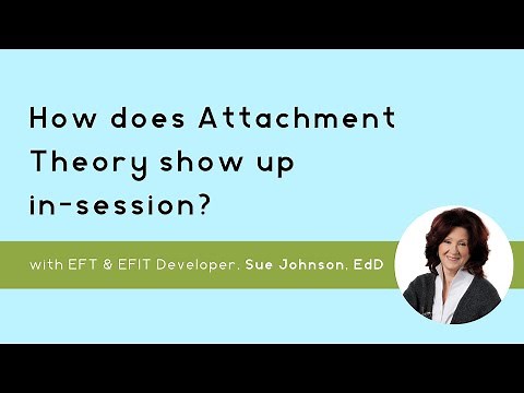 How does Attachment Theory show up in-session?