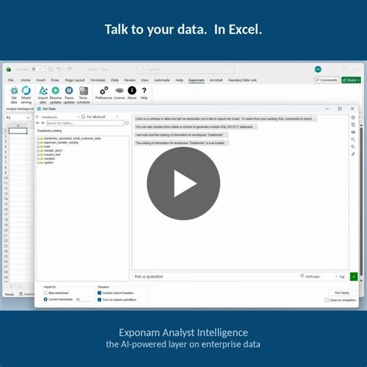 Exponam Analytical Intelligence for Enterprise Data in Excel | Exponam posted on the topic | LinkedIn