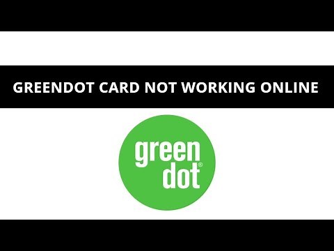 Greendot card not working online - here's what to do