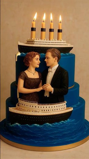 Titanic Cake Ideas 🚢🎂 | Creative Cake Ideas #shorts #titanic #cake