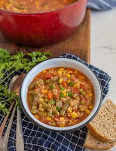 This alphabet soup is everything your fam needs for a quick meal!