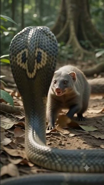 🐍 King Cobra vs Mongoose in the Deep Jungle | Epic Wildlife Battle