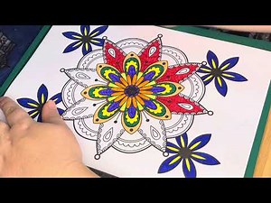 Colour me Happy - Mandala Episode 200 #wellness #mindfulness #colouring #happy #colourme #mandala