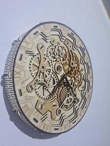 3D Wall Clock: Laser Cut (digital Download) - Etsy Canada
