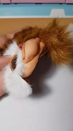 The creation process ✂🧵🎨✨. A little about how I create my creations. Making an artdoll seems simple and easy, but in those 30 seconds, there are actually many hours of work. I truly love every stage of this process; it's my life's work.💜 #gizmo #gremlinsgizmo | Tatiana Goriacheva
