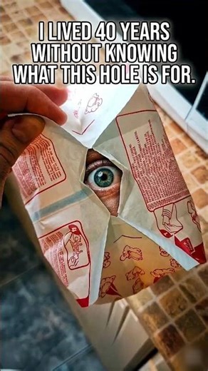 The Secret "Kernel Hole" in Popcorn Bags! 🤯🍿 #foodhacks #popcorn