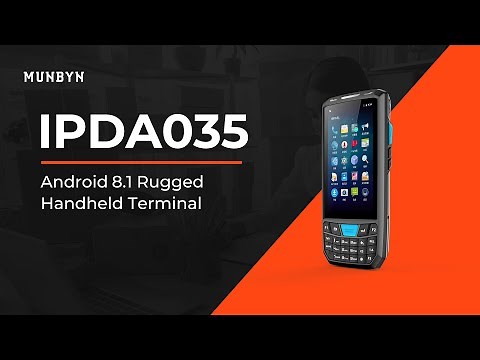 MUNBYN IPDA035 Android 9.0 Barcode Scanner with Keybaord, 1D/2D Optional