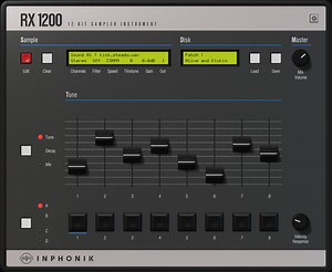 伝説の12-bit E-mu SP-1200をベースにしたサンプラー・インストゥルメント、Inphonik「RX 1200」リリース！ | Computer Music Japan