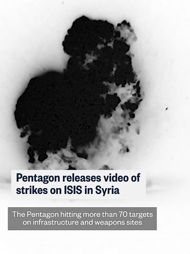 The U.S. military launched retaliatory strikes on ISIS in Syria, reportedly hitting more than 70 weapons and infrastructure targets and killing five ISIS members.