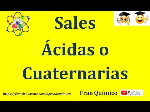 Inorganic Formulation: Acid or Quaternary Salts