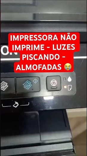 "Impressora com Luzes Piscando e Não Imprime. TODAS AS EPSONS