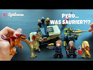 Review LEGO Jurassic World Set 76951 Pyroraptor & Dilophosaurus Transport