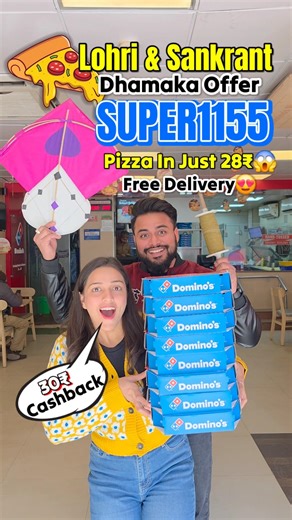 Anything In 28₹ From Domino's🔥🪁 #dominos #trending #viral #shortvideo #shorts #pizza #shortsfeed
