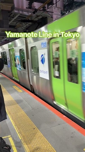 This is one of the busiest train line in Tokyo!