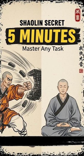 How Shaolin Monks Master Any Difficult Task #shaolin #discipline #focus