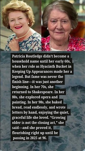 The 96 Year Old Actress Who Bloomed Until the End