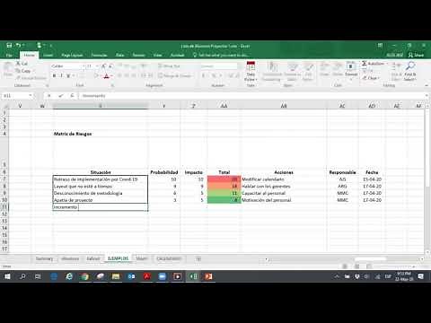 ¿Cómo realizar una matriz de riesgos (Probabilidad e Impacto) para un proyecto?