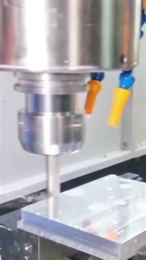 High speed CNC milling shapes raw aluminum into precision component