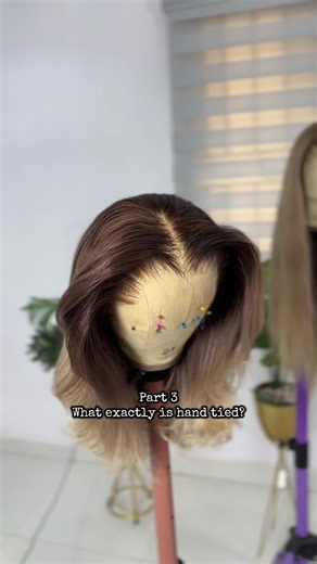 Now we understand that not every fully hand-tied system is full lace….. then what is hand tied? Hand-tied refers to how the hair is attached BUT the cap material can vary. EXAMPLES: Silk tops. Medical caps. Hybrid constructions. They can be expertly hand-tied without being entirely lace. Different lace systems exist because people wear wigs differently. Different systems. Different purposes. #handtiedwig #wigconstruction #customwig #luxurywigs #wigeducation