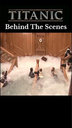 Titanic’s Grand Staircase Sinking #titanic #titanicwreck #titanicsinking #titanicmovie
