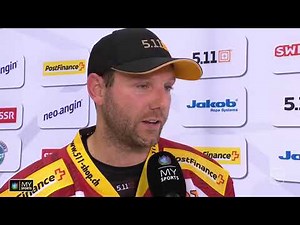 Aaron Gagnon nach dem Sieg über die Lions