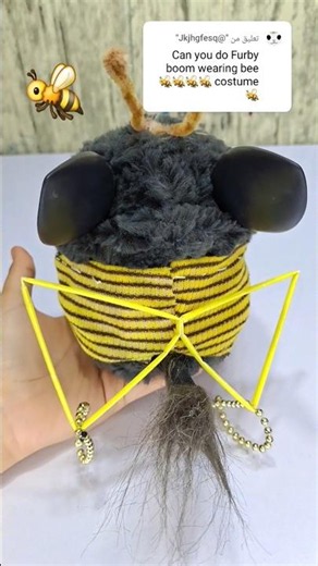DIY Furby Boom Bee Costume (Subscriber Request!) 🖤💛