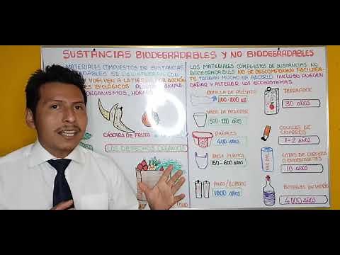 SUSTANCIAS BIODEGRADABLES Y NO BIODEGRADABLES