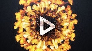 Fiery Collision Logo Reveal (7 Second Version) | Renderforest