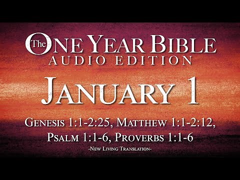 January 1 - One Year Bible Audio Edition