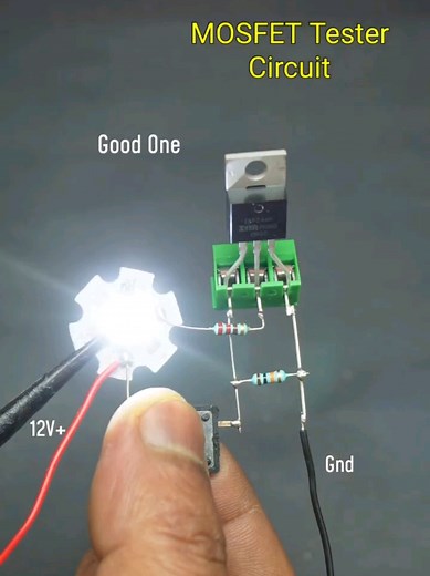 Diy experiment with mosfet #electronics #diyproject #scienceproject #fyp #engineering