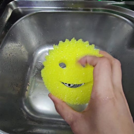 Effortless Sink Cleaning with Scrub Daddy