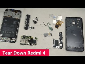 How to Tear Down Xiaomi Redmi 4 ? How to replace parts, motor, battery, board, Speaker, Keys etc .