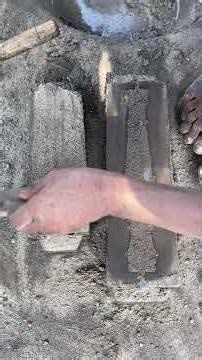 Crafting Decorative Cement Pieces with a Precision Mold | Skilled Hands at Work