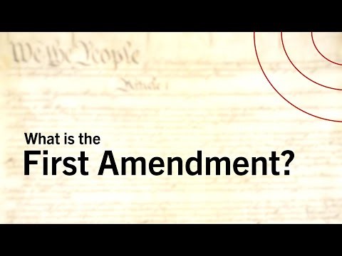 What is the First Amendment | United States Overview