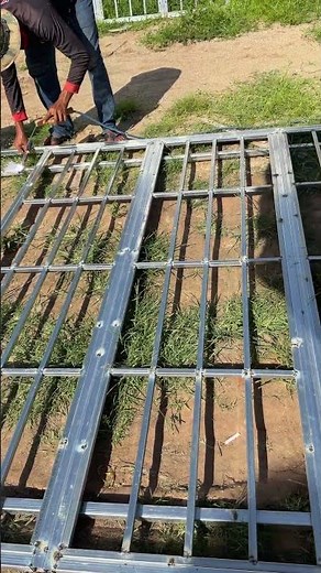 Iron door installation techniques,Welding tricks #DIY #welding #steel