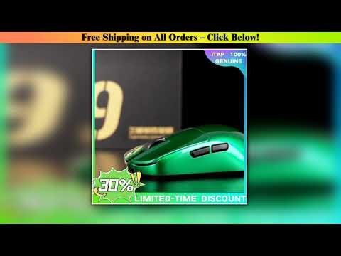 Aula X9 Ultra Lightweight Gaming Mouse 500mAh Wireless Tri-Model Paw3950 Dual 8K E-Sports