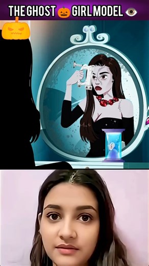 Is She Ghost ? 🎃👻 #trending #tiktok #animation #motivationalimages #shorts