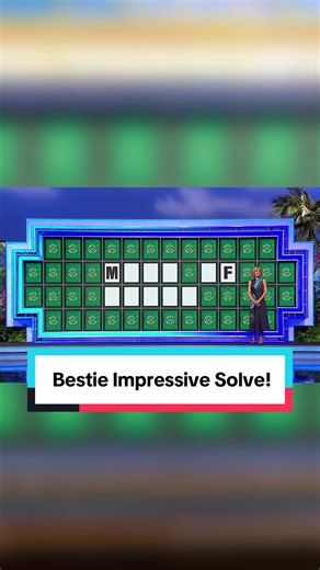 The two-letter solve was wild! #WheelOfFortune #GameShow | wheel of fortune