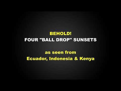 The Equatorial Sun Sets (and Rises) Vertically