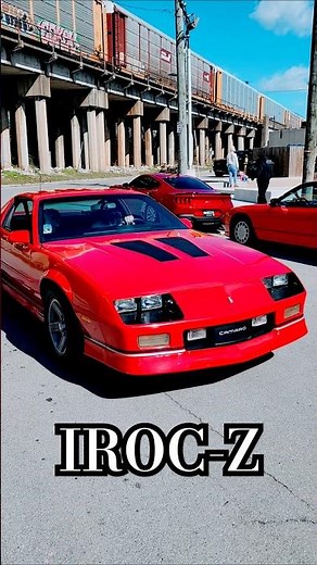 🇺🇸 Classic American Sound: Chevy Camaro Iroc Z | RCR Car Show Paristown #chevrolet #exhaustsound