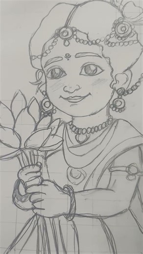 cute radha tutorial#art #radhe radhe#subscribe and support pls