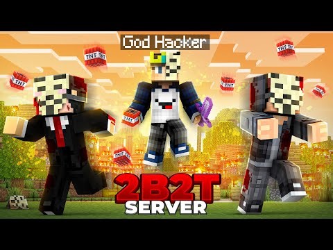 I Become a GOD HACKER in 2B2T Server