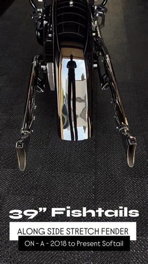 ⛽️ Turn Up The Sound 👓 What 39” Dual Fishtail Exhaust Looks like ⚠️ Along Side Stretch Softail Fender 🏍️ M8 motors 2018 to present sound different then 2017 and below Twin Cam ☎️ Interested in ordering - Shoot us a text or call (562) 449-7199 Doug | Long Beach Custom Baggers