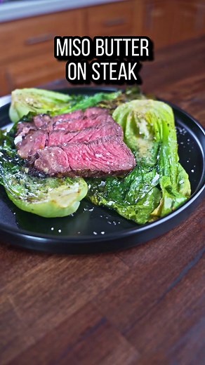 Ive havent cooked much with Miso Paste before… and that’s absolutely changing going forward! The flavor on this was insane and highly recommend the butter on steak and veggies! Butter 1 stick of softened Butter 2 tbsp miso paste 1-2 tbsp lemon zest Steak Marinade 3 tbsp olive oil 2 tbsp seasoned rice vinegar 1 clove of garlic (use microplane or make paste) 1 tsp salt Intructions 1. Start with making the marinade by combining the ingredients above in a bowl/dish and whisk. 2. Place the steak in t