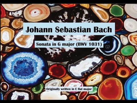 Johann Sebastian Bach – Sonata in g major, BWV 1031