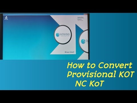 How to Provisional KOT Convert to NC KOT#winhms #A DAS CREATION #restaurant 