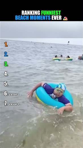 Nobody Expected This At The Beach 😭🏖️ #ranking #shorts
