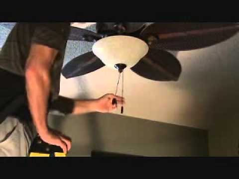 How to set up a ceiling fan to a remote control